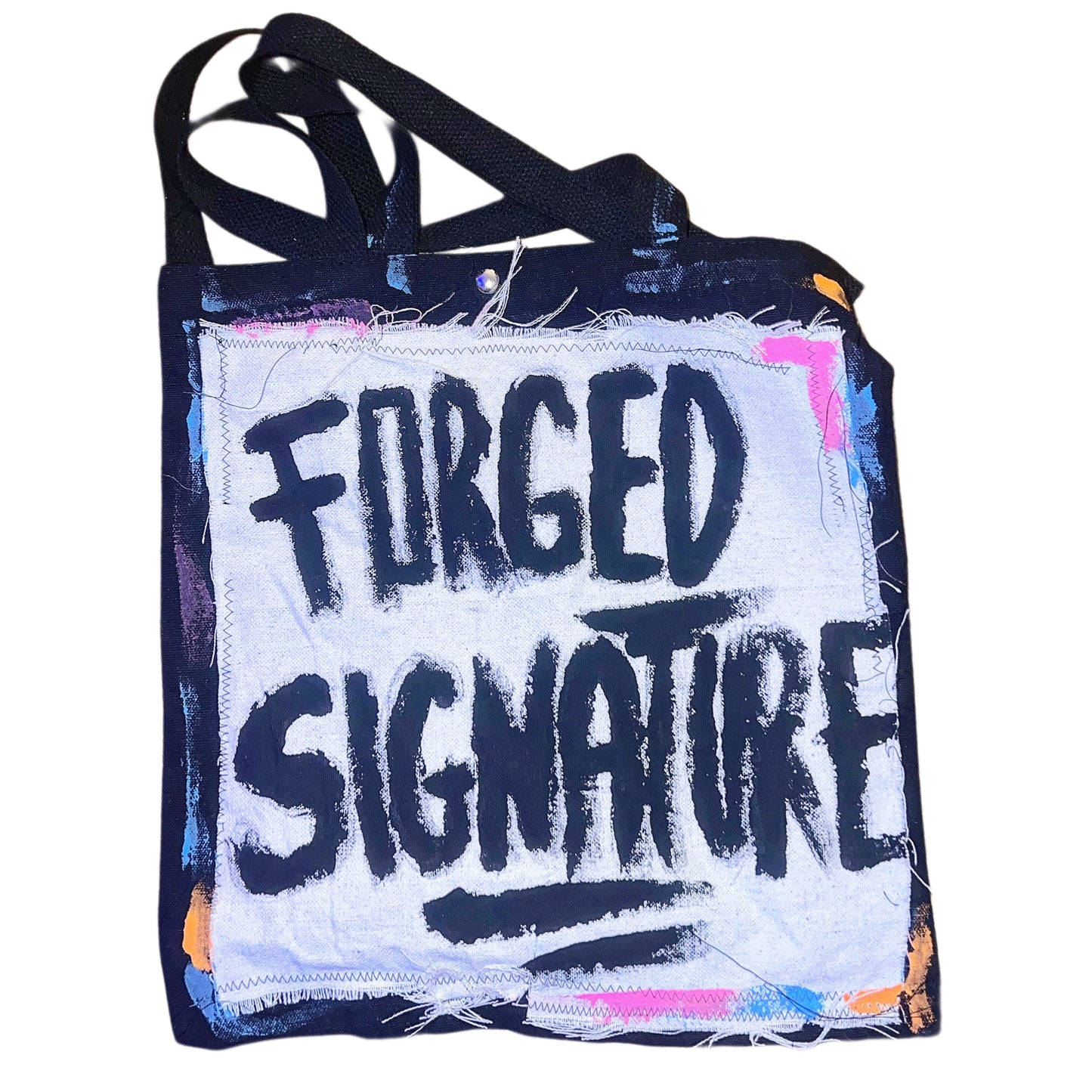 FORGED SIGNATURE TOTE