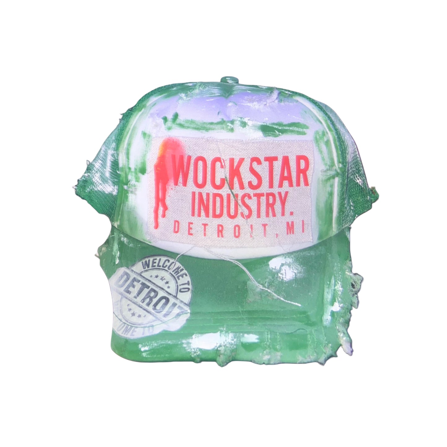 WSI trucker Detroit patch hat