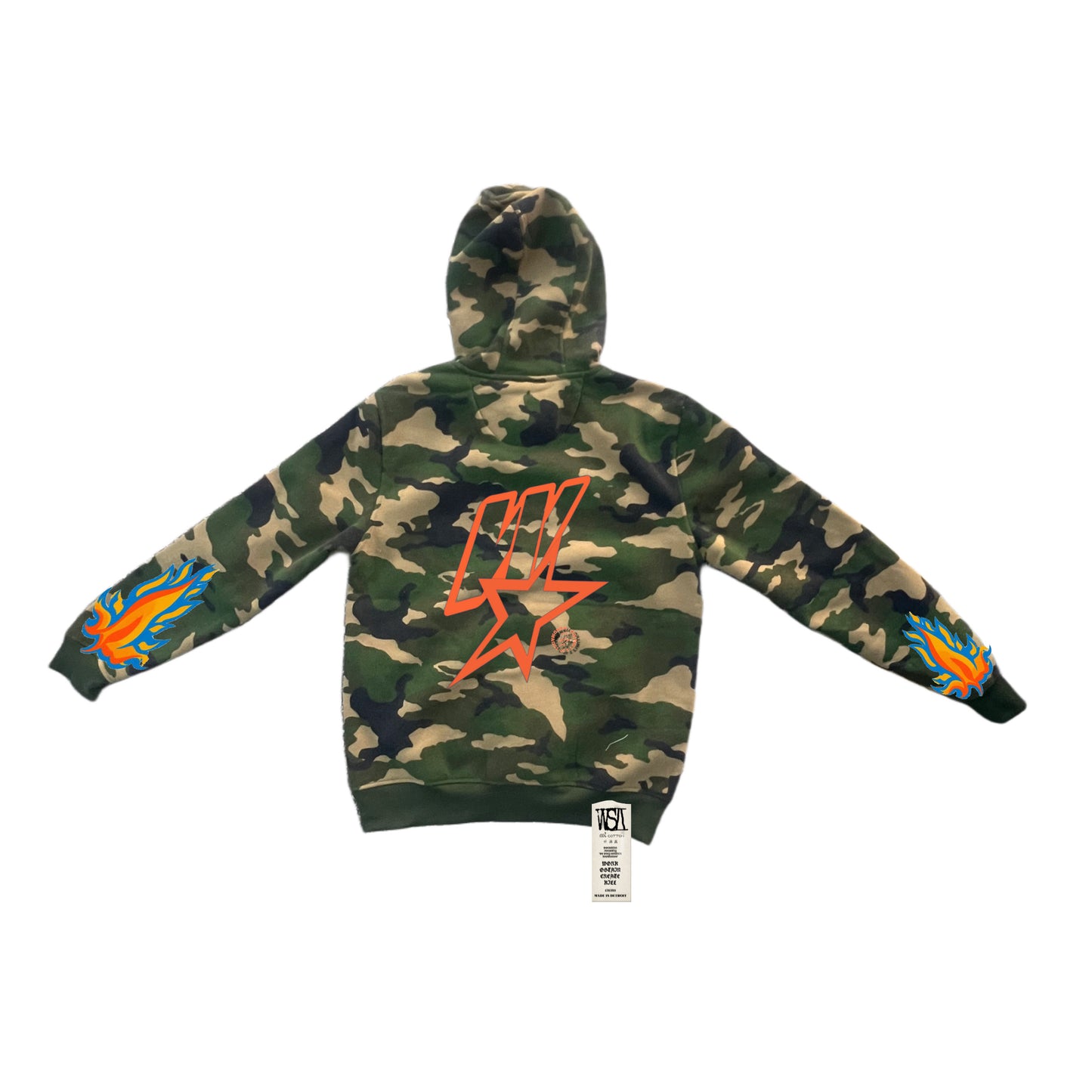 WSI CAMO STAR ZIP UP