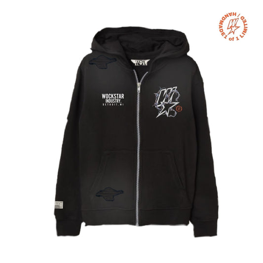 “Wock in wire” limited release zipper fleece