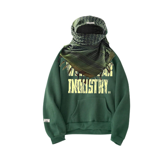 Tactical green pullover