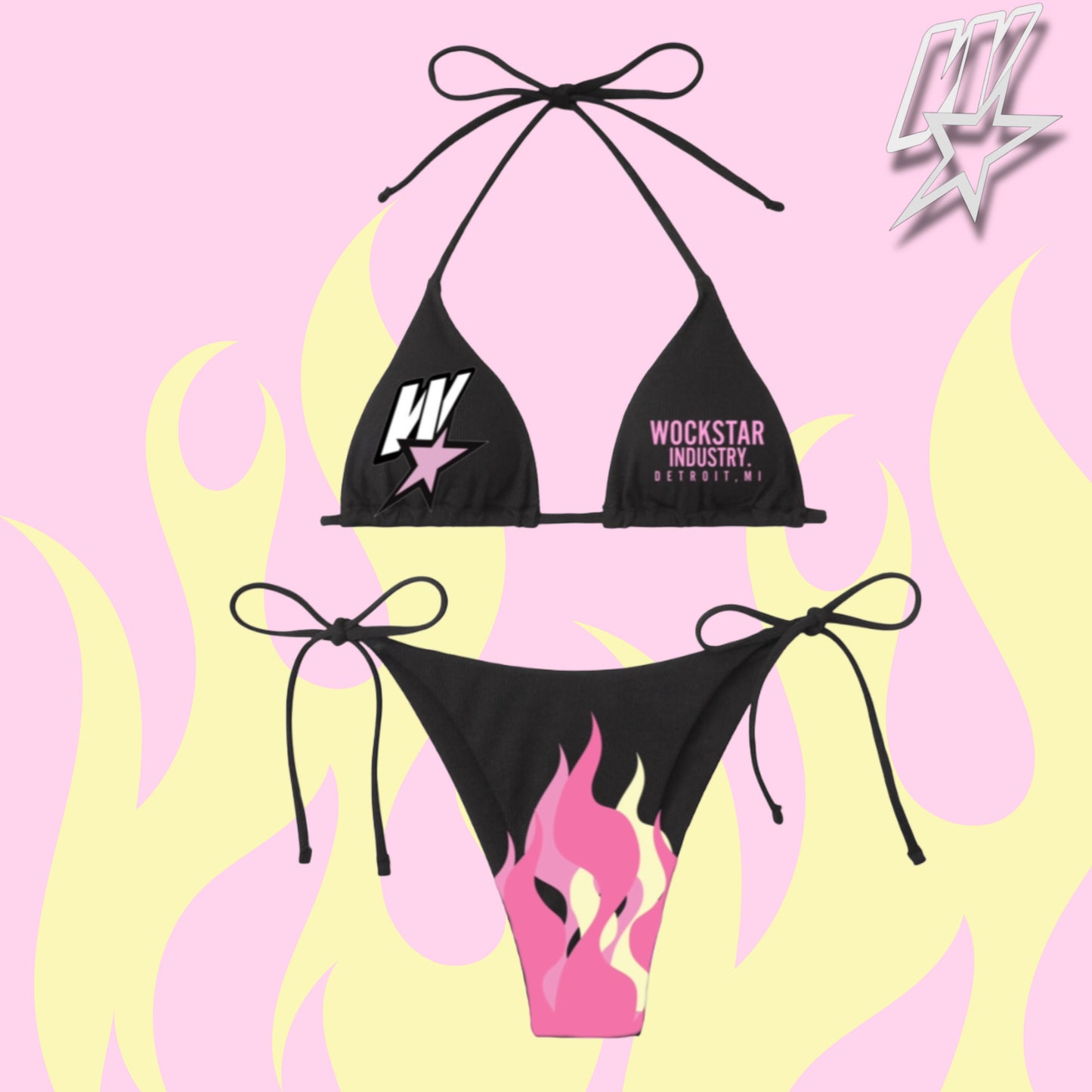 WSI “pink fire” swim suit