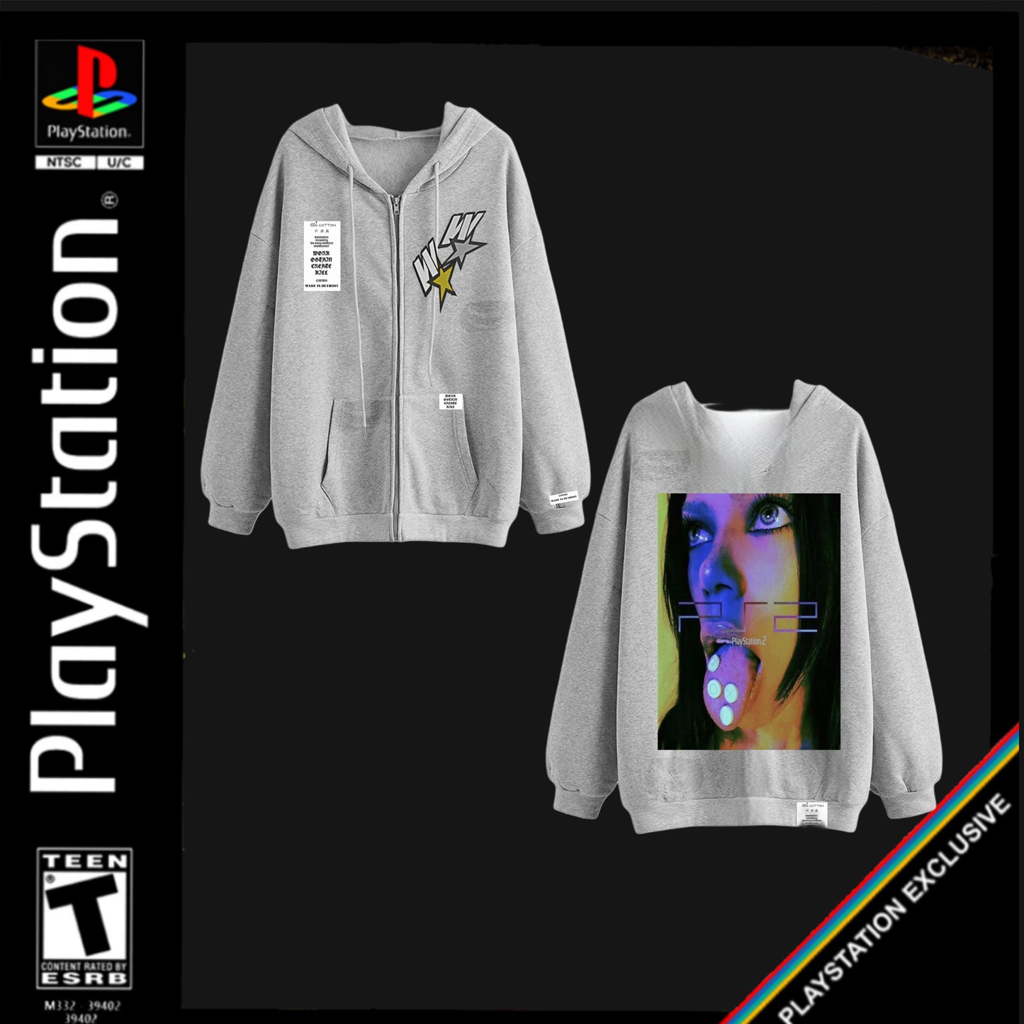 PS2 WSI ZIP UP LIMITED RARE COLLAB