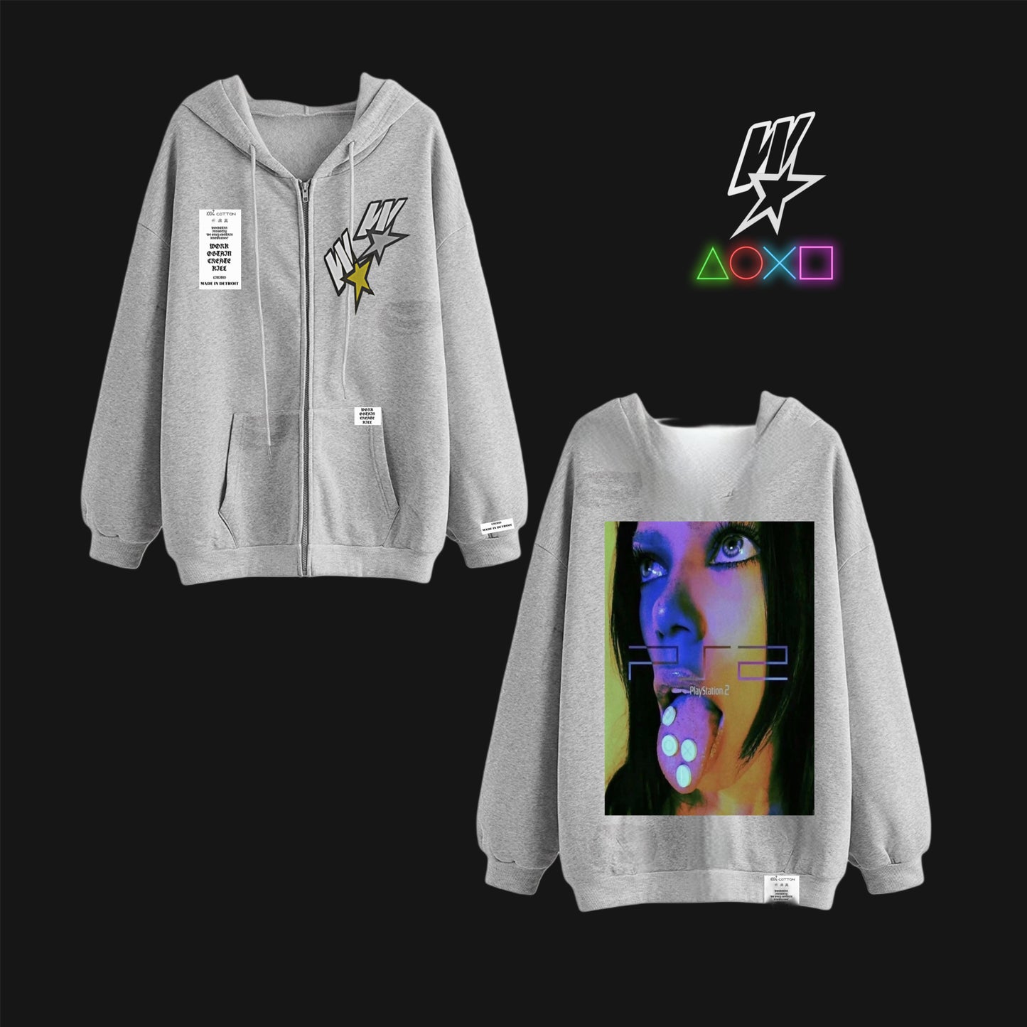 PS2 WSI ZIP UP LIMITED RARE COLLAB